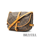 LOUIS VUITTON Monogram Saumur 30 M42256 Shoulder Bag Flap Bag 【ImportFeeFREE】