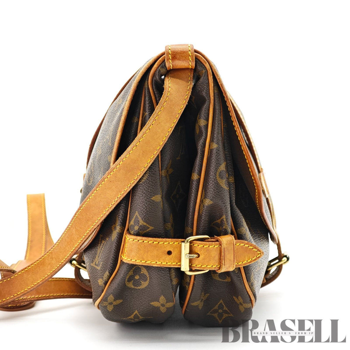 LOUIS VUITTON Monogram Saumur 30 M42256 Shoulder Bag Flap Bag 【ImportFeeFREE】
