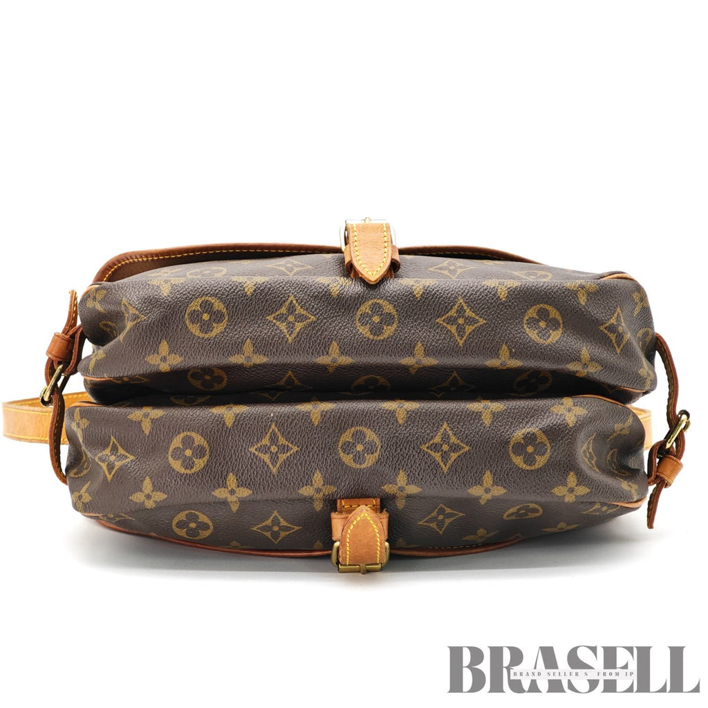 LOUIS VUITTON Monogram Saumur 30 M42256 Shoulder Bag Flap Bag 【ImportFeeFREE】