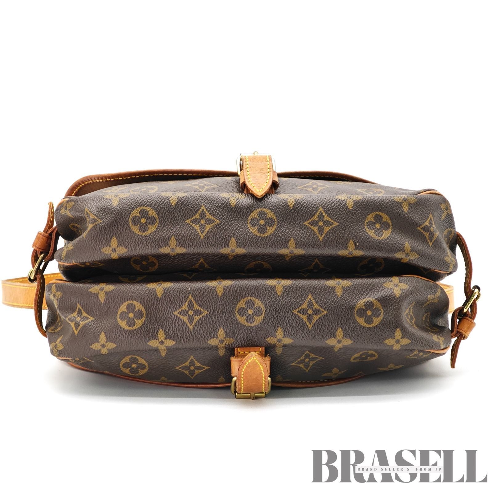 LOUIS VUITTON Monogram Saumur 30 M42256 Shoulder Bag Flap Bag 【ImportFeeFREE】