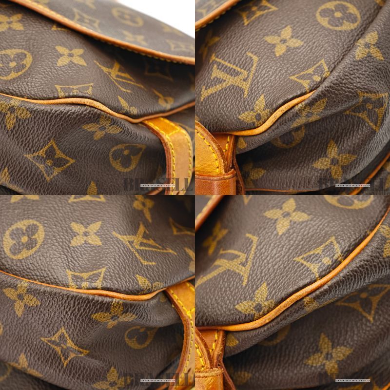 LOUIS VUITTON Monogram Saumur 30 M42256 Shoulder Bag Flap Bag 【ImportFeeFREE】