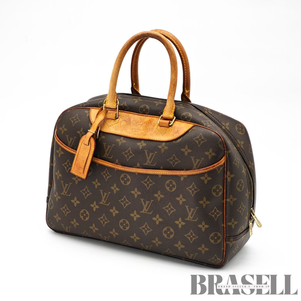 LOUIS VUITTON Deauville M47270 Hand Bag Monogram Canvas Brown【ImportFeeFREE】