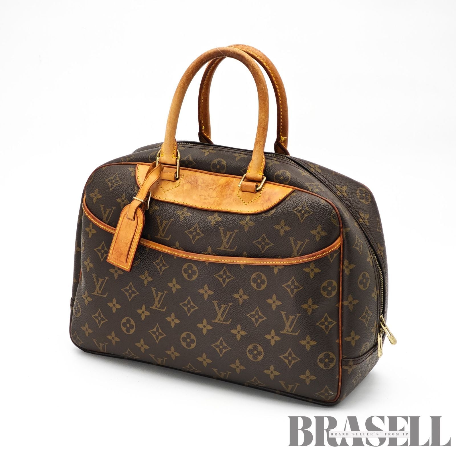 LOUIS VUITTON Deauville M47270 Hand Bag Monogram Canvas Brown【ImportFeeFREE】