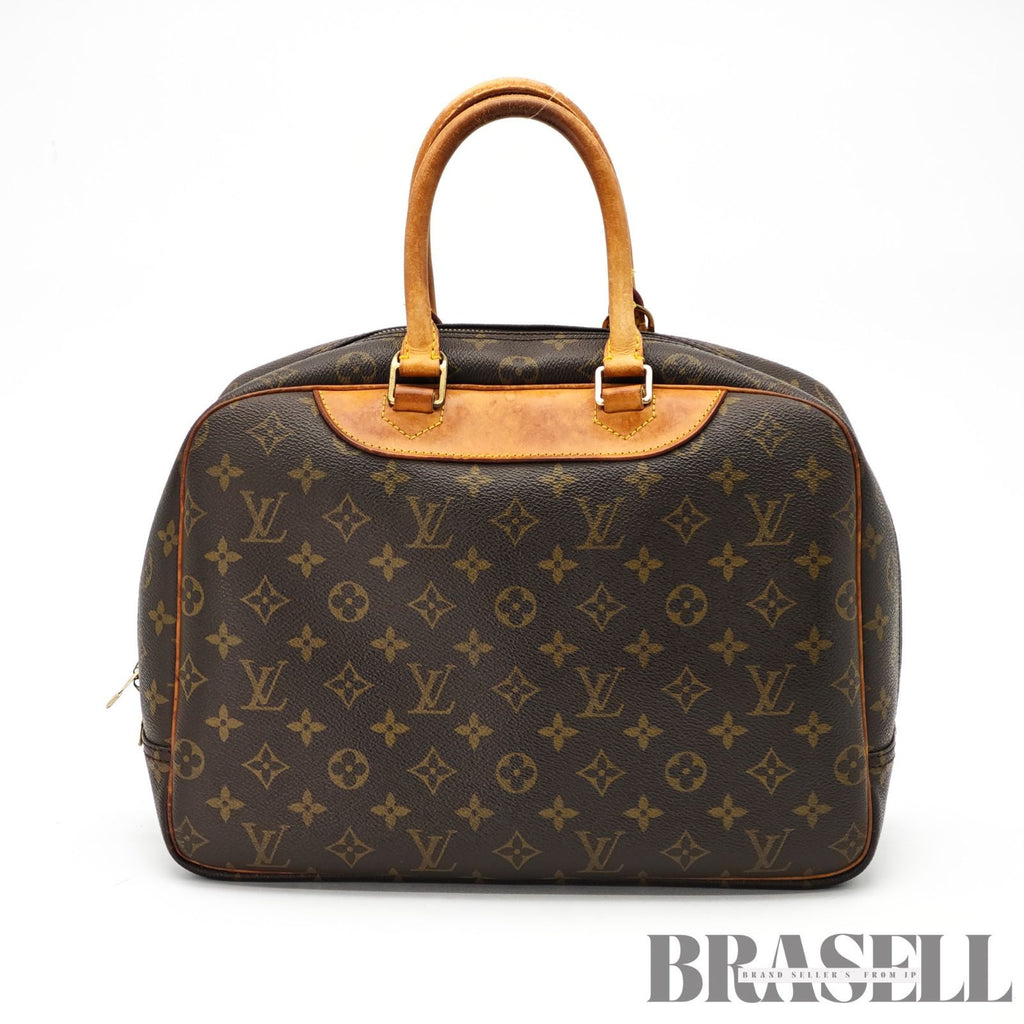 LOUIS VUITTON Deauville M47270 Hand Bag Monogram Canvas Brown【ImportFeeFREE】