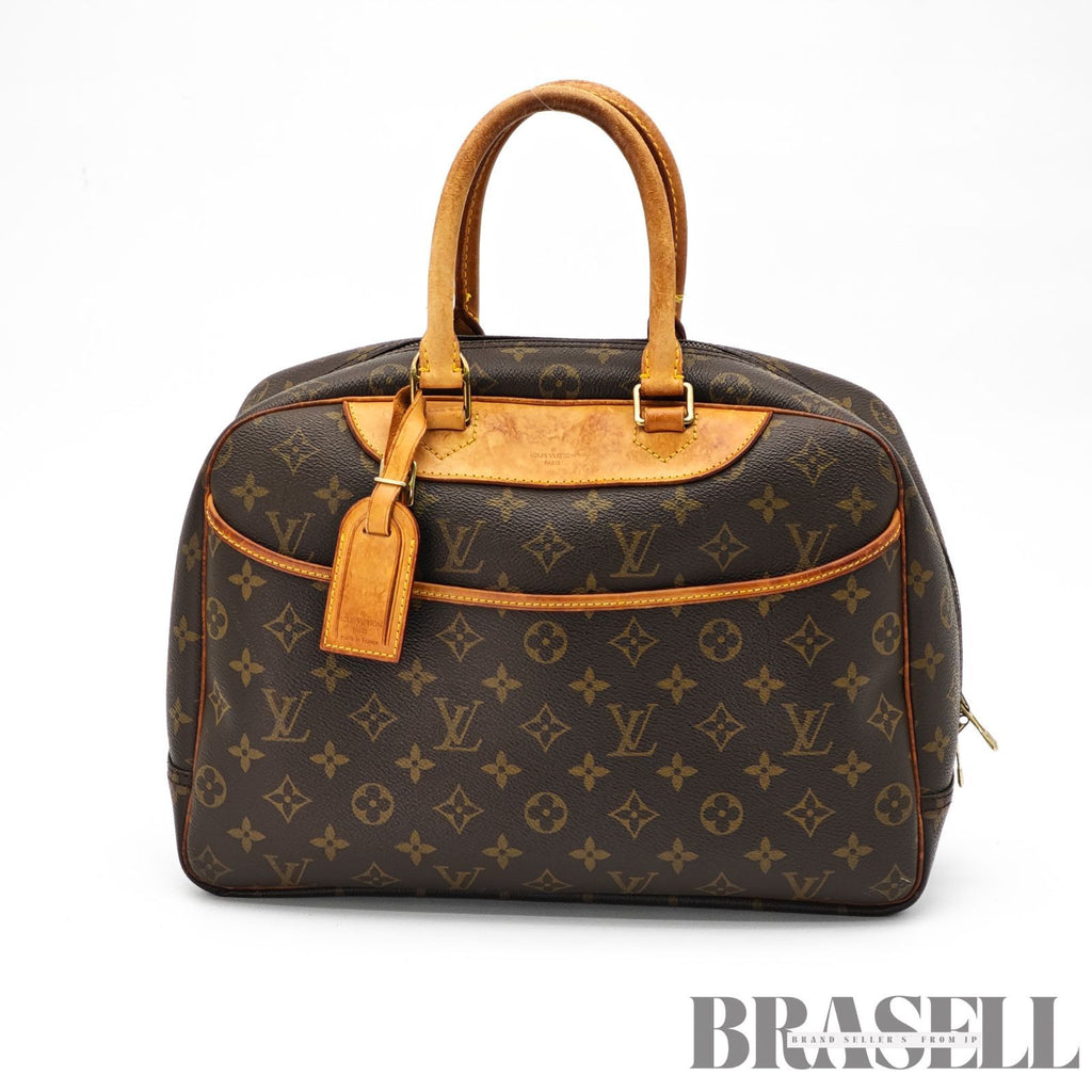 LOUIS VUITTON Deauville M47270 Hand Bag Monogram Canvas Brown【ImportFeeFREE】
