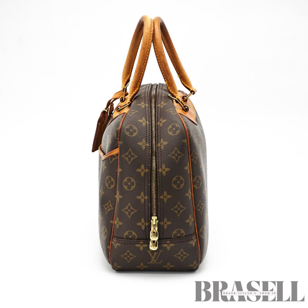 LOUIS VUITTON Deauville M47270 Hand Bag Monogram Canvas Brown【ImportFeeFREE】