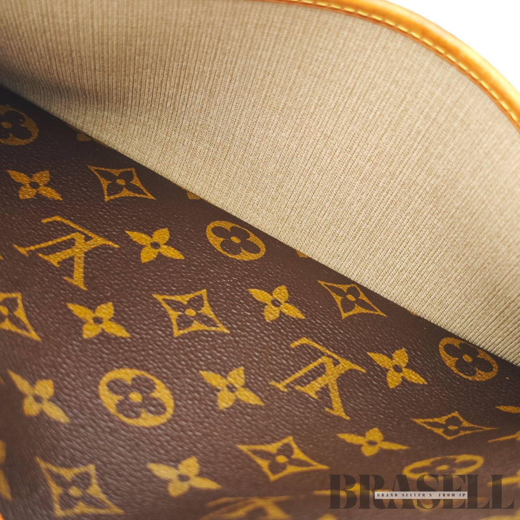 LOUIS VUITTON Deauville M47270 Hand Bag Monogram Canvas Brown【ImportFeeFREE】