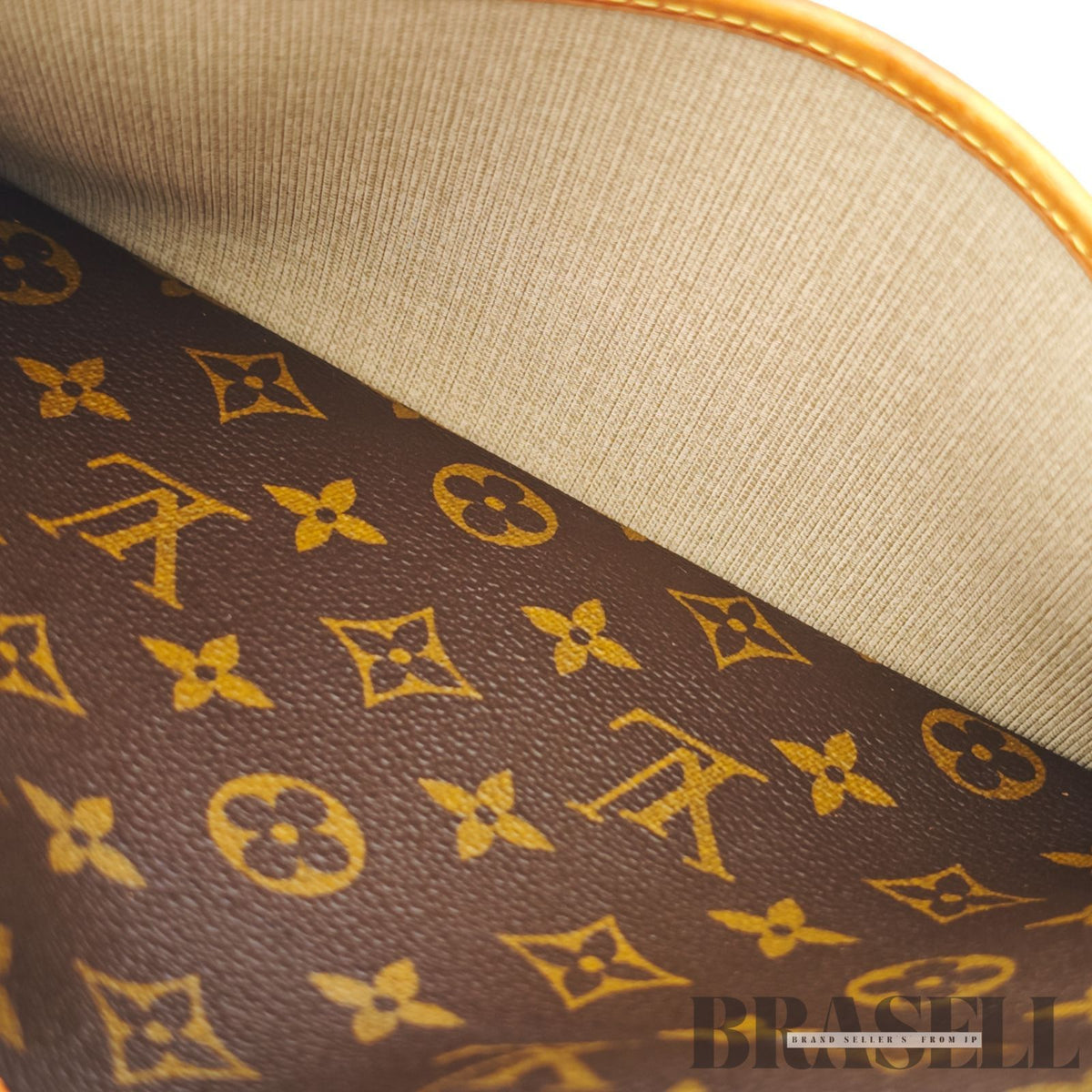 LOUIS VUITTON Deauville M47270 Hand Bag Monogram Canvas Brown【ImportFeeFREE】