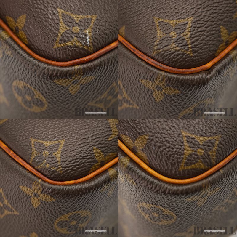 LOUIS VUITTON Deauville M47270 Hand Bag Monogram Canvas Brown【ImportFeeFREE】
