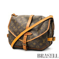 LOUIS VUITTON Monogram Saumur 30 M42256 Shoulder Bag Flap Bag 【ImportFeeFREE】
