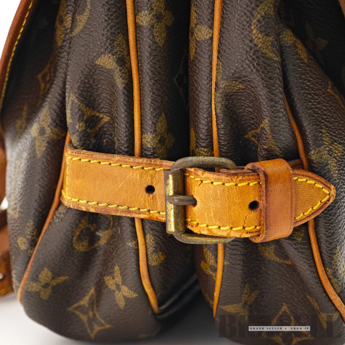 LOUIS VUITTON Monogram Saumur 30 M42256 Shoulder Bag Flap Bag 【ImportFeeFREE】