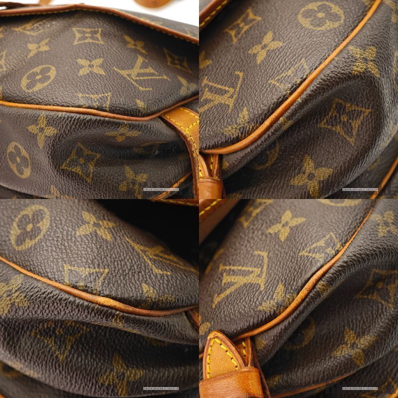 LOUIS VUITTON Monogram Saumur 30 M42256 Shoulder Bag Flap Bag 【ImportFeeFREE】