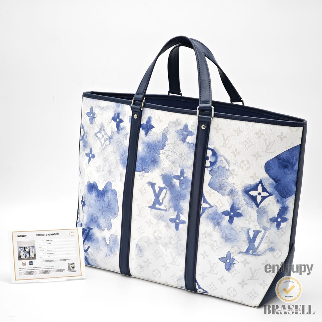 LOUIS VUITTON Weekend Tote Handbag M45755 Monogram Water Color 【ImportFeeFREE】