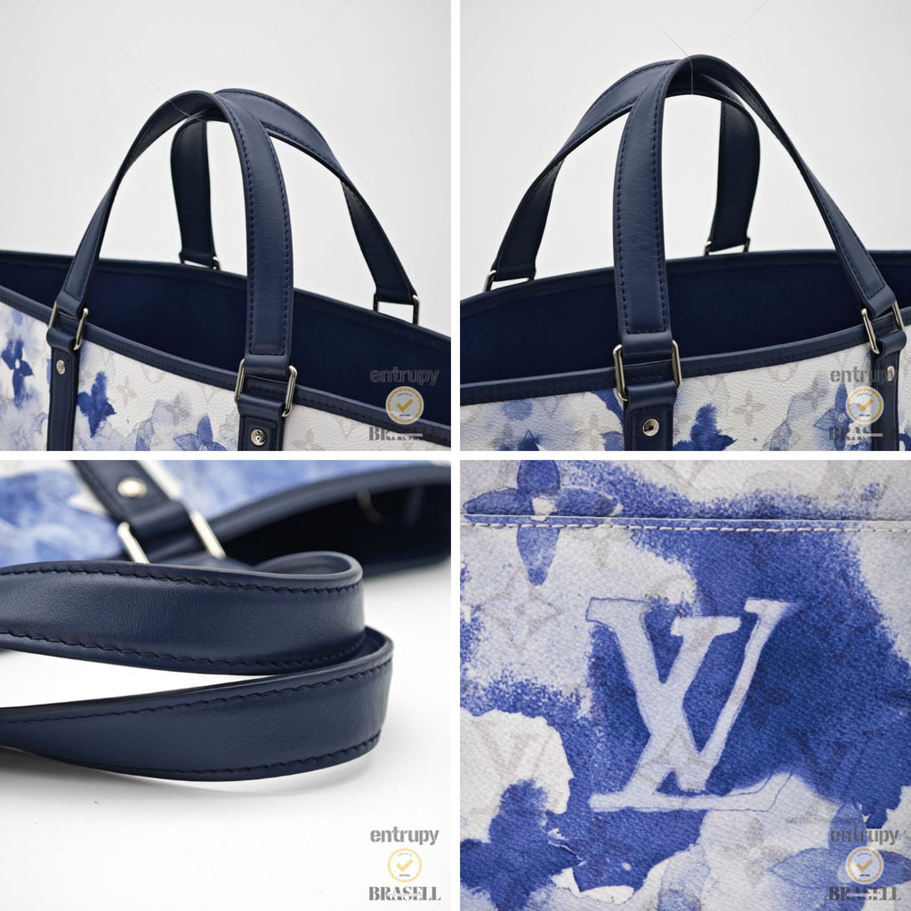 LOUIS VUITTON Weekend Tote Handbag M45755 Monogram Water Color 【ImportFeeFREE】