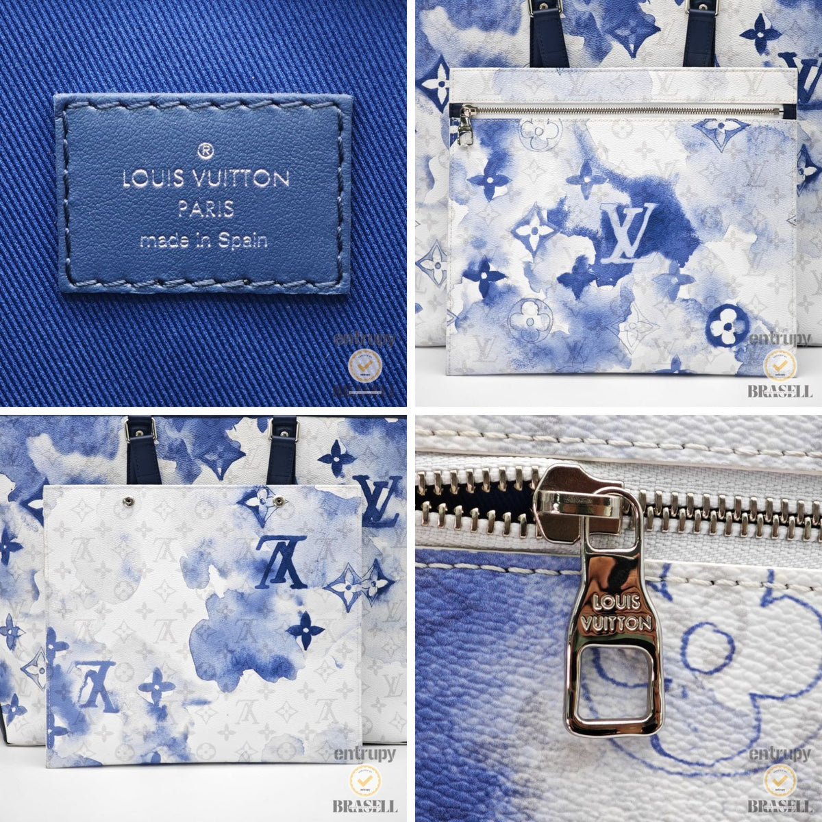 LOUIS VUITTON Weekend Tote Handbag M45755 Monogram Water Color 【ImportFeeFREE】