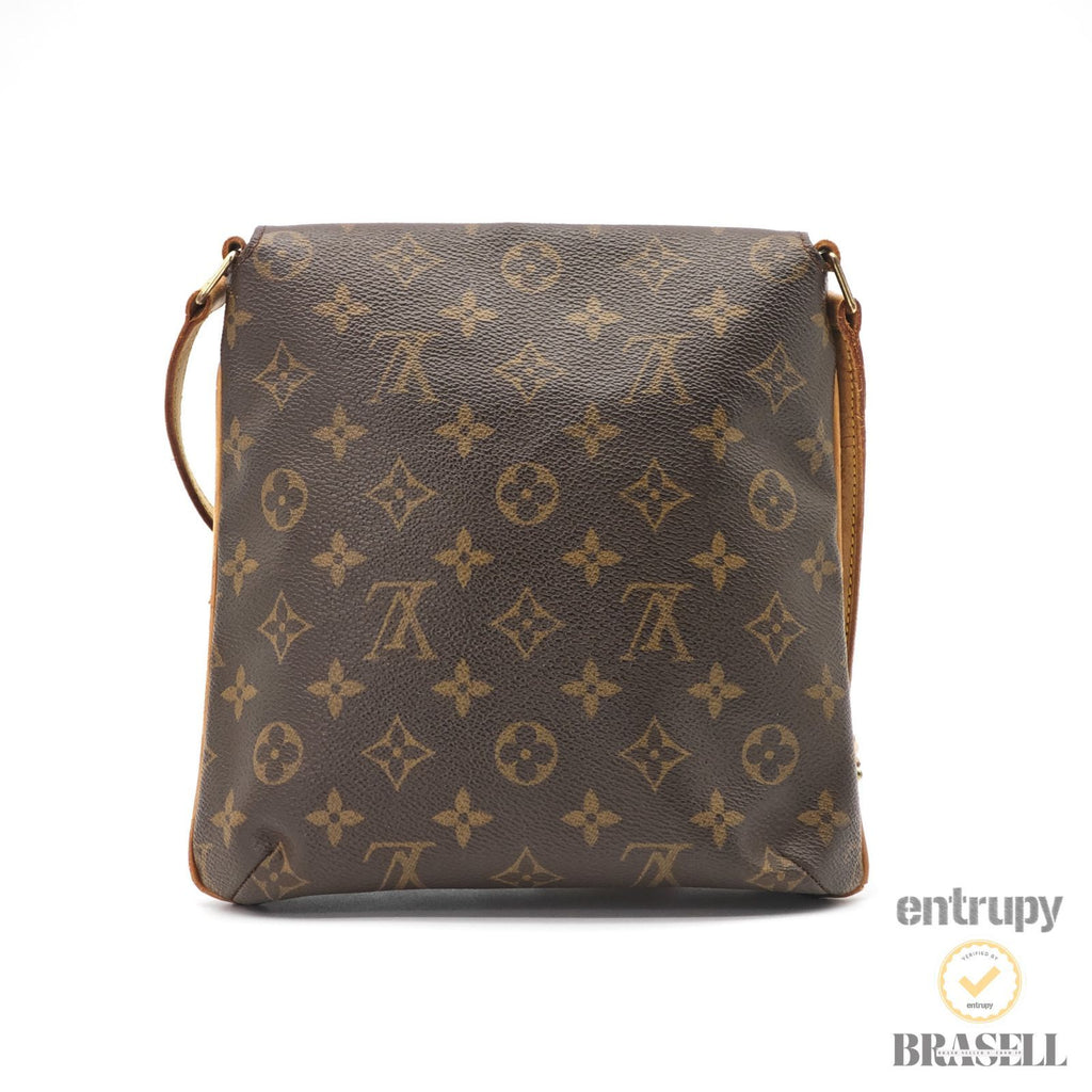 LOUIS VUITTON Musette Salsa M51258 Monogram Shoulder Bag Brown 【ImportFeeFREE】