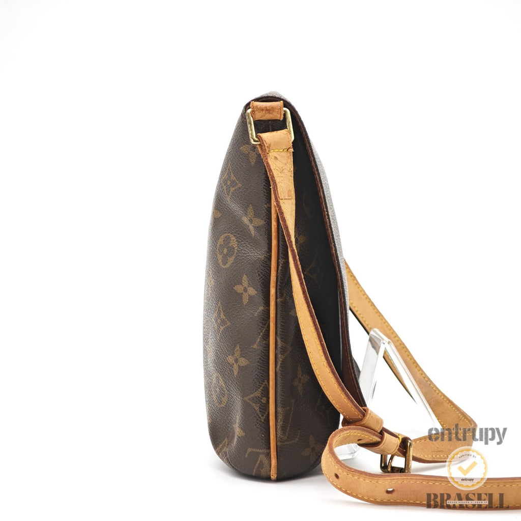 LOUIS VUITTON Musette Salsa M51258 Monogram Shoulder Bag Brown 【ImportFeeFREE】