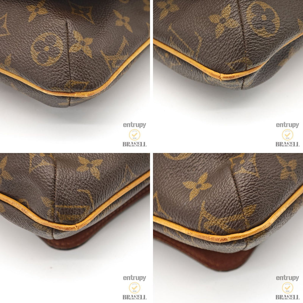 LOUIS VUITTON Musette Salsa M51258 Monogram Shoulder Bag Brown 【ImportFeeFREE】