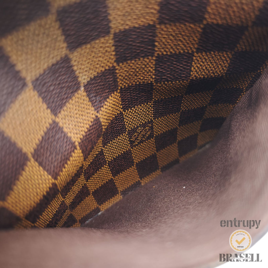 LOUIS VUITTON Damier Olav PM N41442 Shoulder Bag Brown Canvas 【ImportFeeFREE】