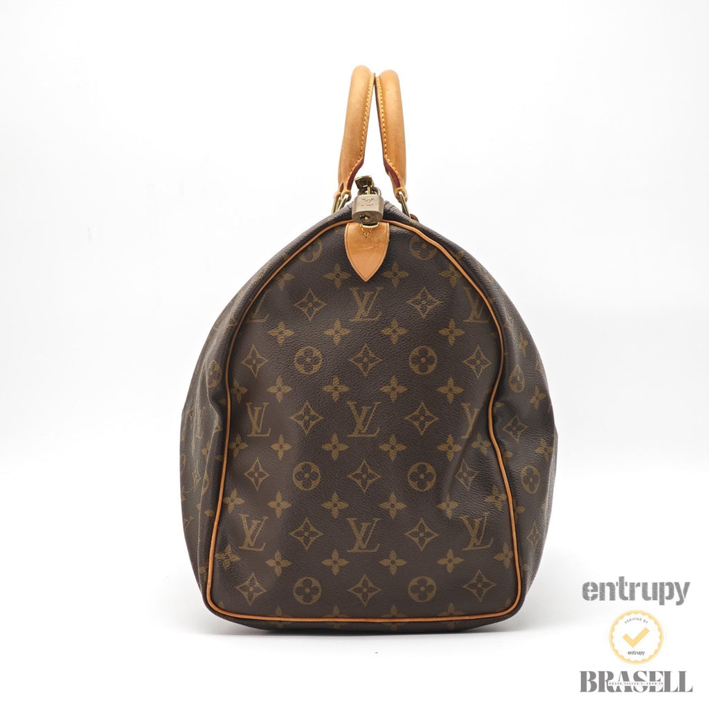 LOUIS VUITTON Keepall 50 M41426 Travel Hand Bag Monogram Brown 【ImportFeeFREE】