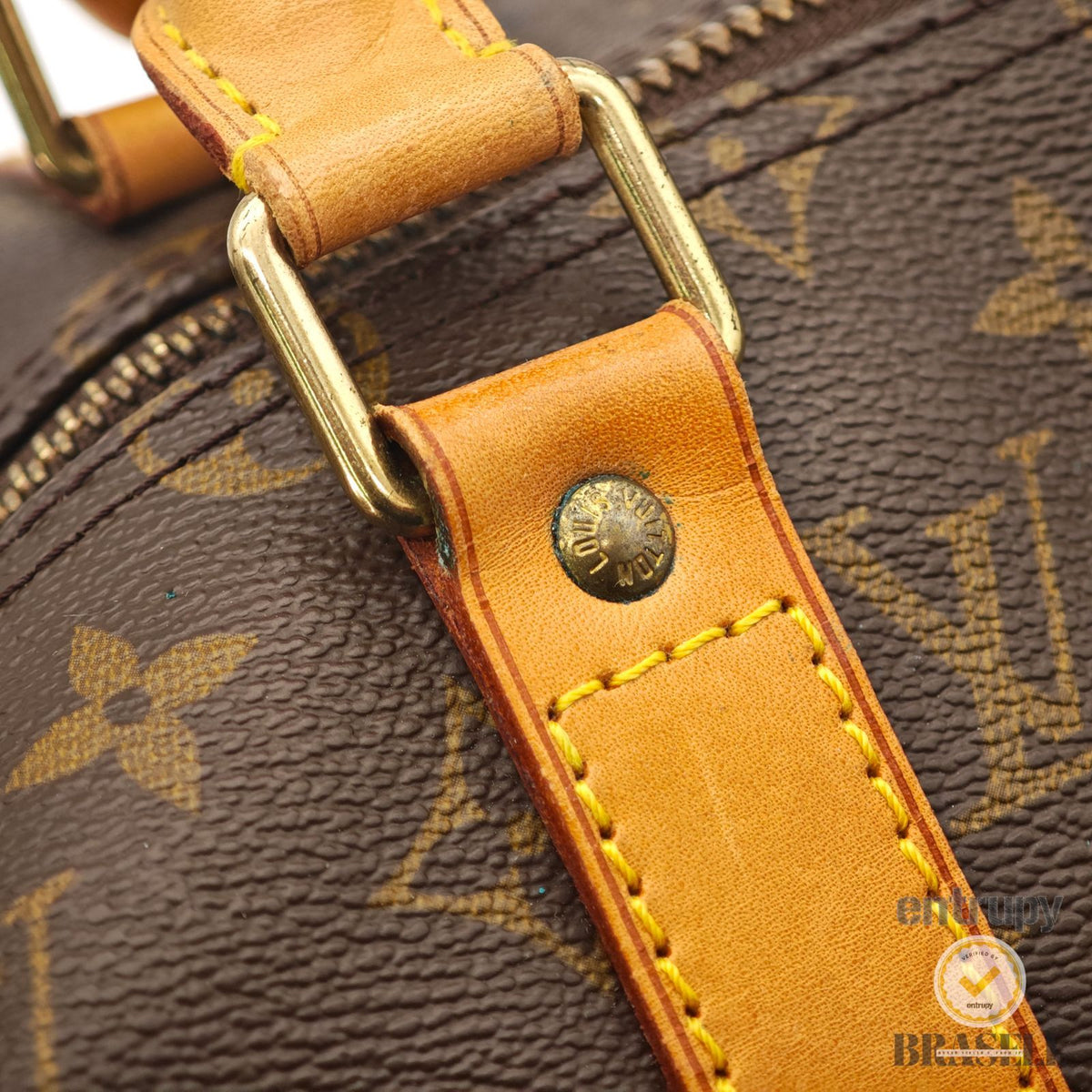 LOUIS VUITTON Keepall 50 M41426 Travel Hand Bag Monogram Brown 【ImportFeeFREE】