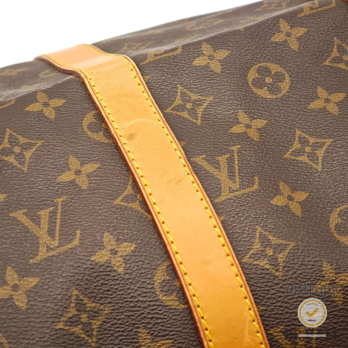 LOUIS VUITTON Keepall 50 M41426 Travel Hand Bag Monogram Brown 【ImportFeeFREE】