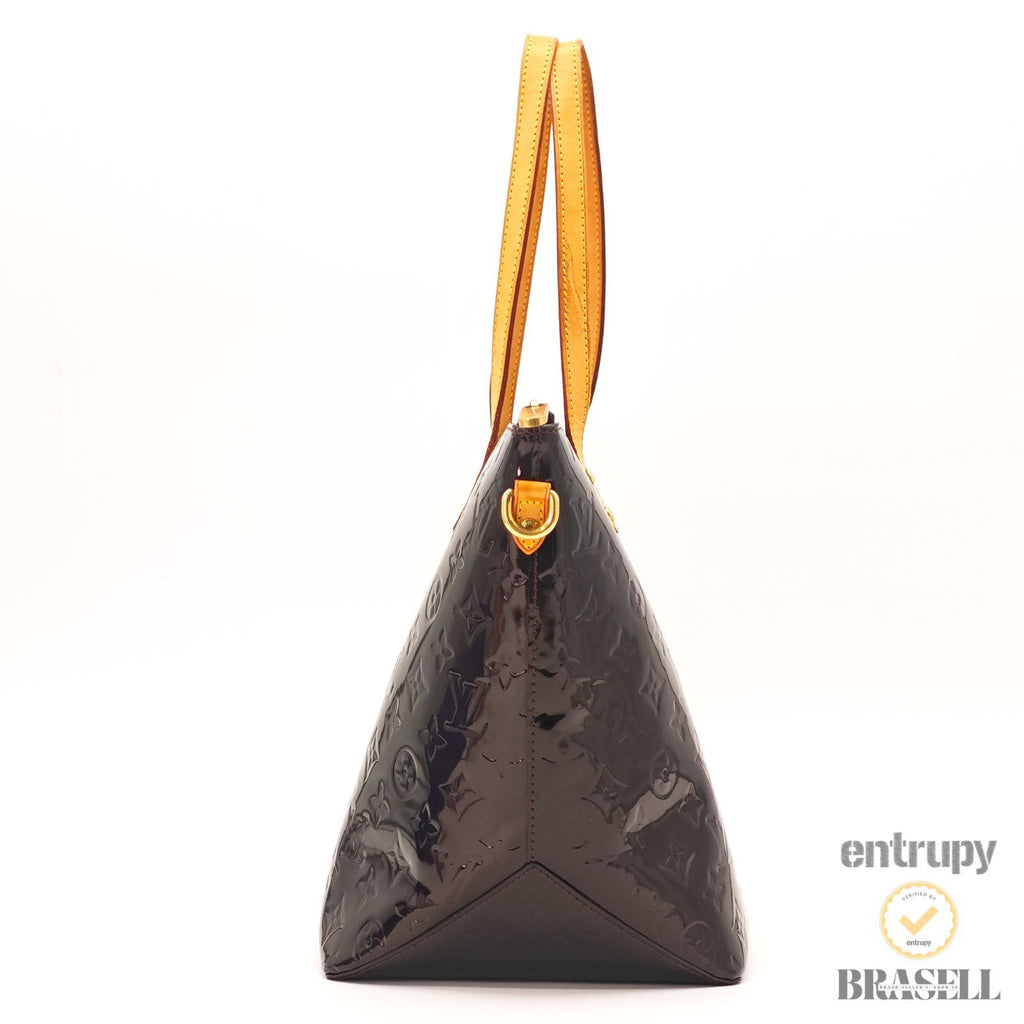 LOUIS VUITTON Vernis Bellevue GM M93589 Amarante Tote Bag 【ImportFeeFREE】