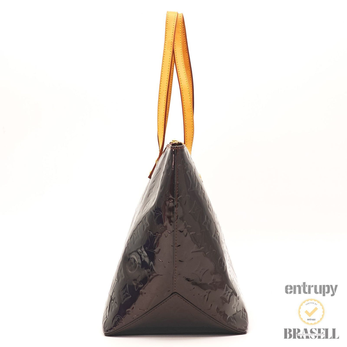 LOUIS VUITTON Vernis Bellevue GM M93589 Amarante Tote Bag 【ImportFeeFREE】