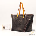 LOUIS VUITTON Vernis Bellevue GM M93589 Amarante Tote Bag 【ImportFeeFREE】