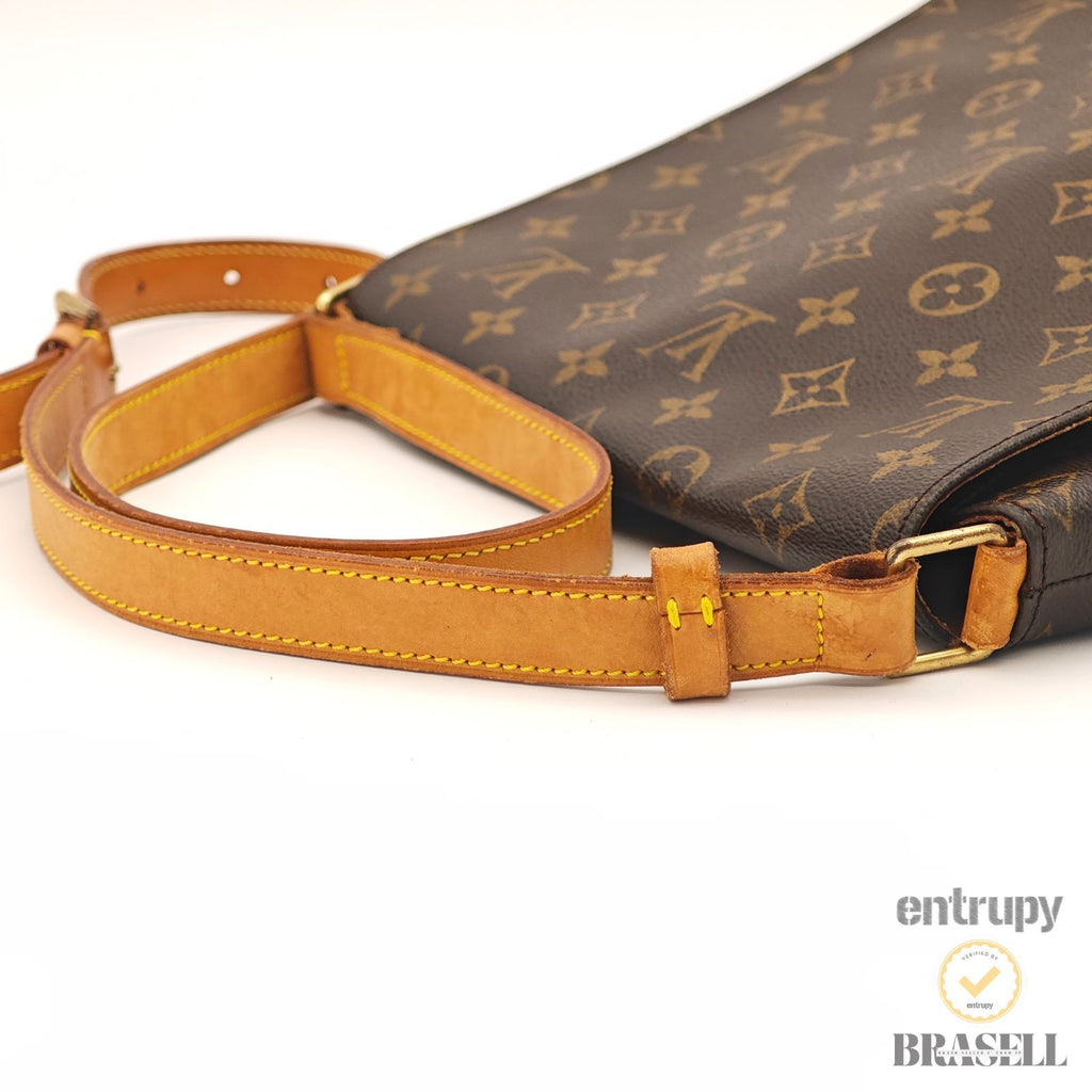 LOUIS VUITTON Musette Salsa M51256 Monogram Shoulder Bag Brown 【ImportFeeFREE】