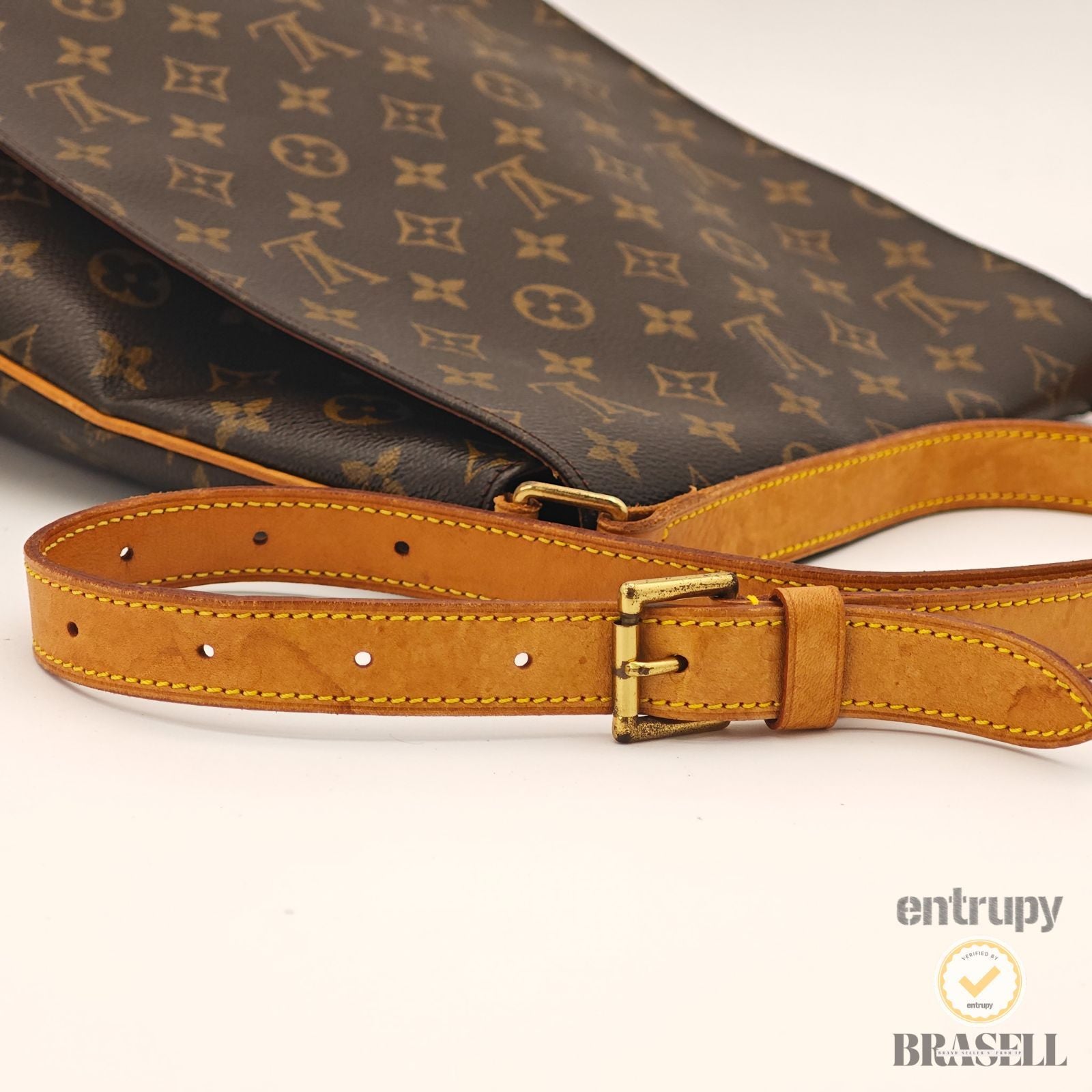 LOUIS VUITTON Musette Salsa M51256 Monogram Shoulder Bag Brown 【ImportFeeFREE】