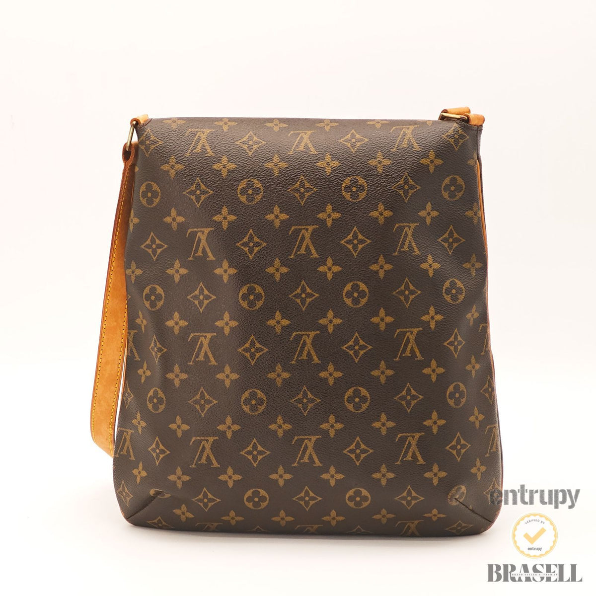 LOUIS VUITTON Musette Salsa M51256 Monogram Shoulder Bag Brown 【ImportFeeFREE】