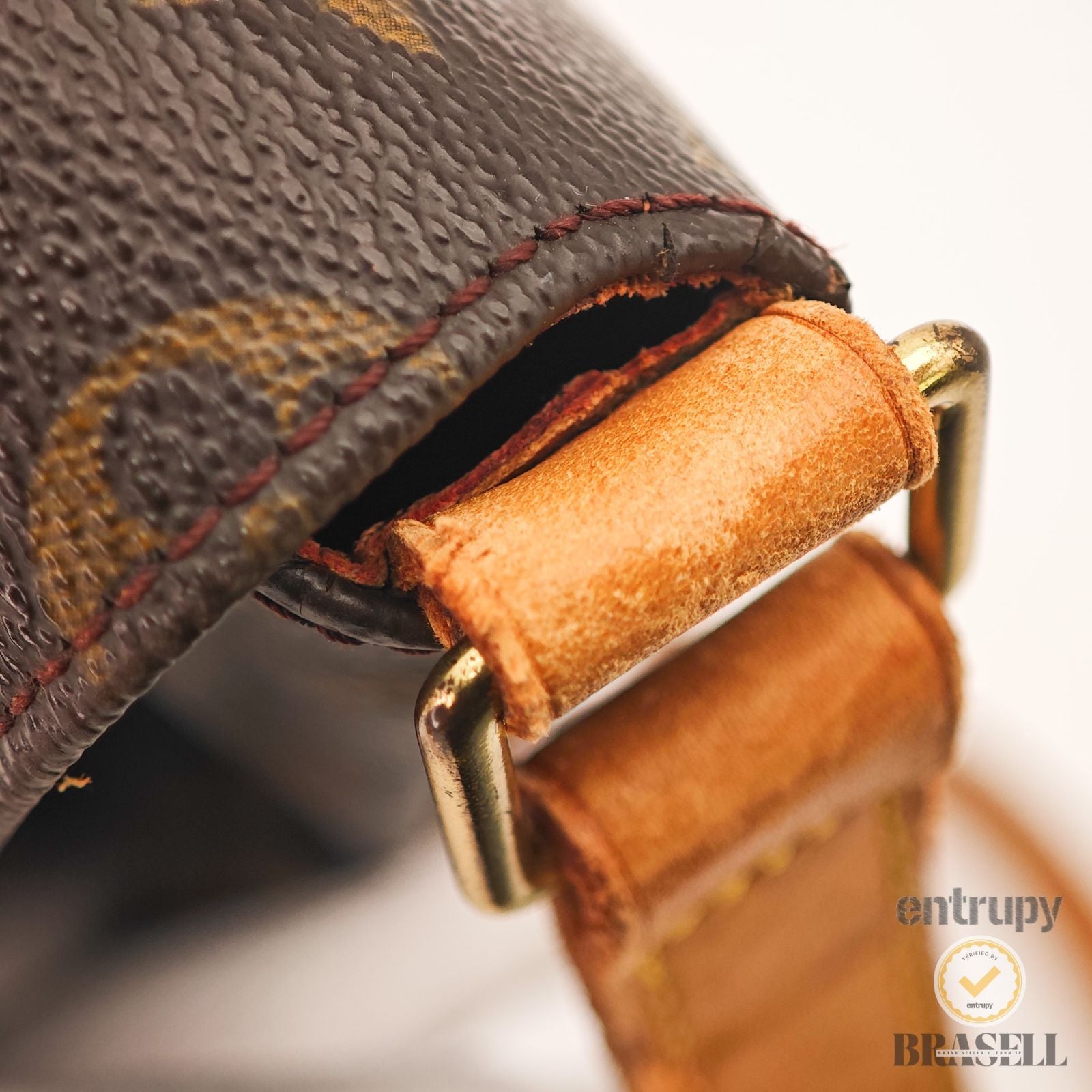 LOUIS VUITTON Musette Salsa M51256 Monogram Shoulder Bag Brown 【ImportFeeFREE】