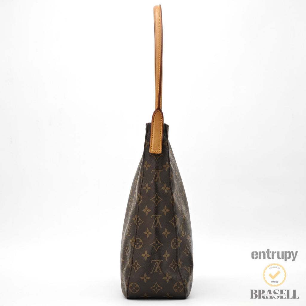 LOUIS VUITTON Monogram Looping MM M51145 Shoulder Bag Brown 【ImportFeeFREE】