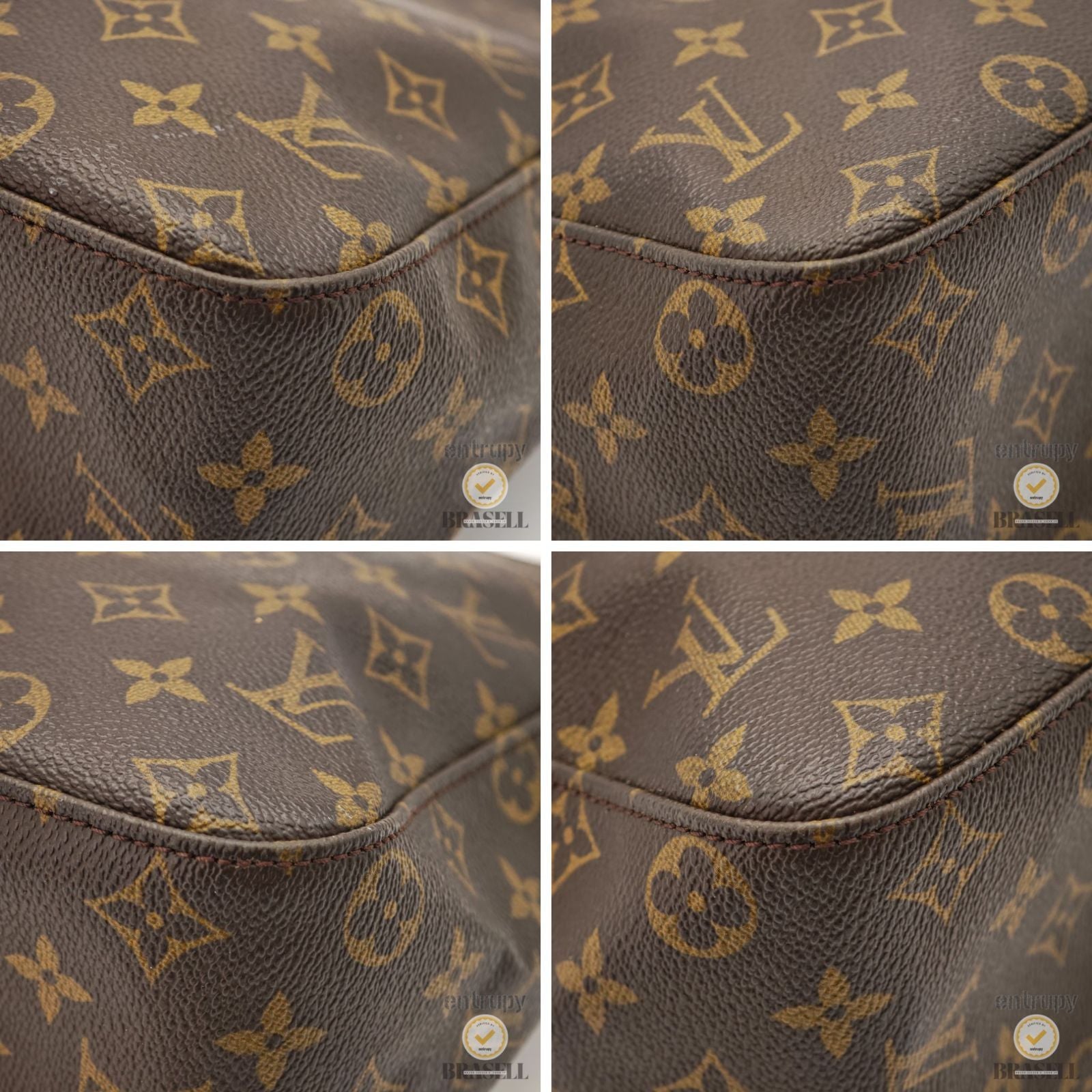LOUIS VUITTON Monogram Looping MM M51145 Shoulder Bag Brown 【ImportFeeFREE】