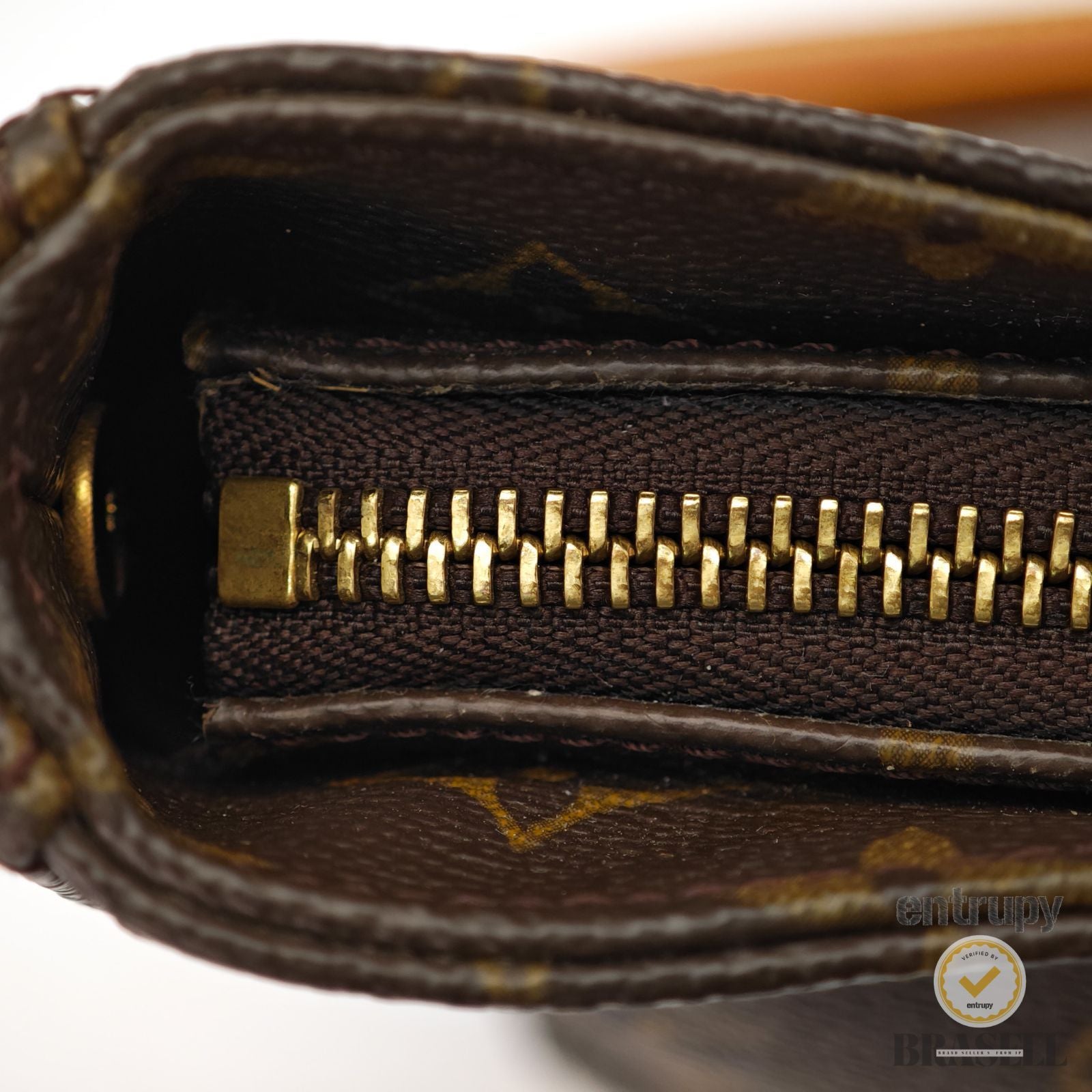 LOUIS VUITTON Monogram Looping MM M51145 Shoulder Bag Brown 【ImportFeeFREE】
