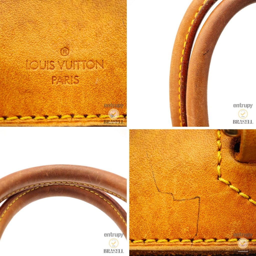 Louis Vuitton Monogram Deauville M47270 Handbag Brown【ImportFeeFREE】