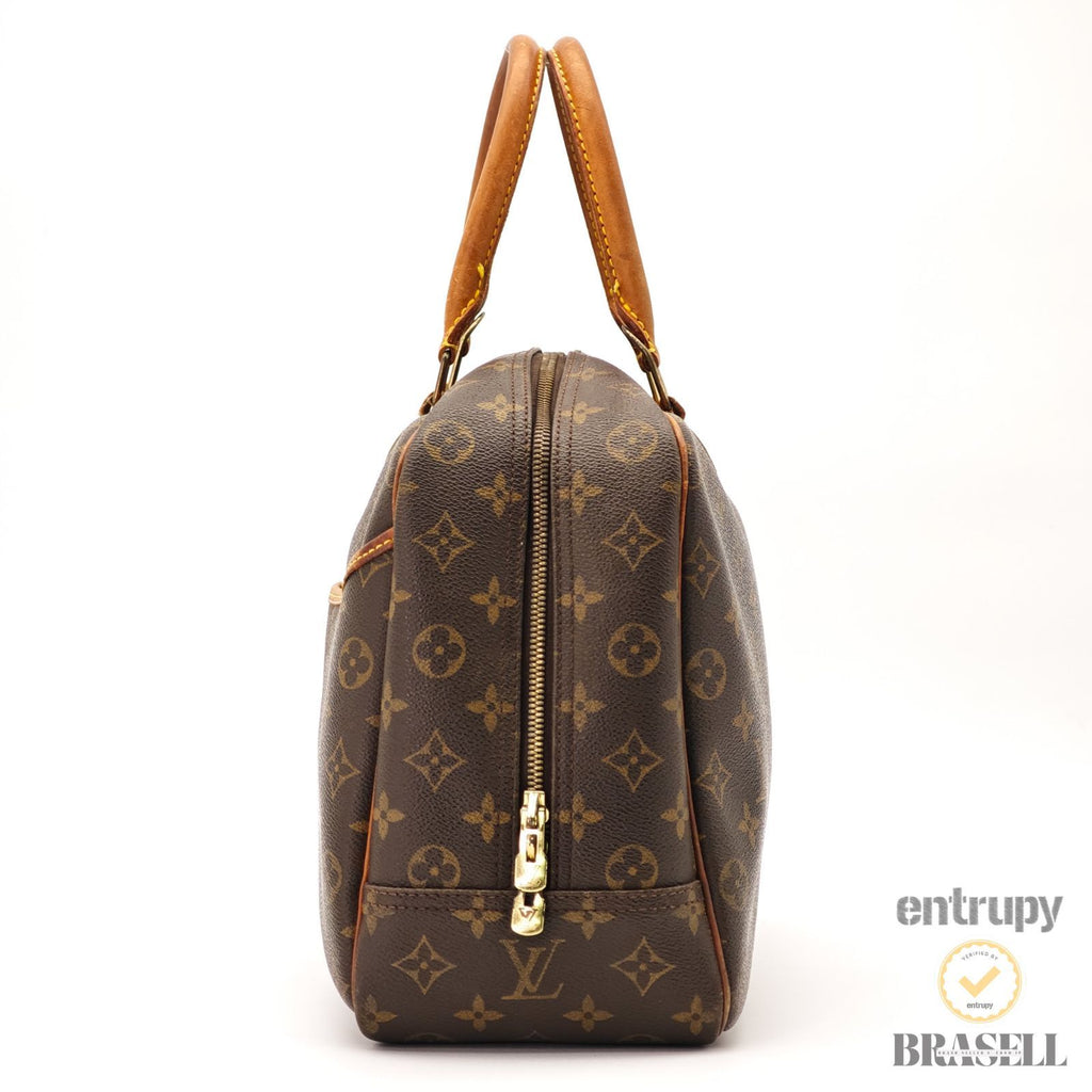 Louis Vuitton Monogram Deauville M47270 Handbag Brown【ImportFeeFREE】