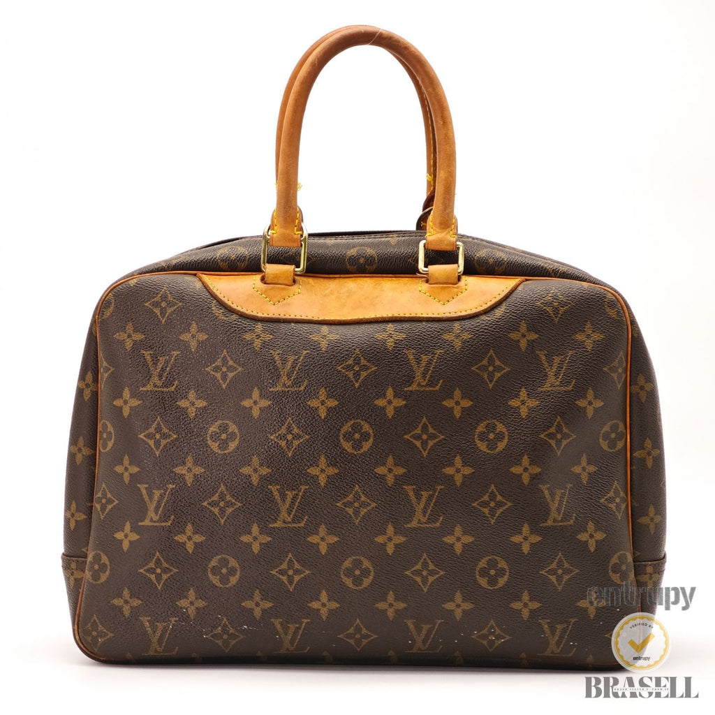 Louis Vuitton Monogram Deauville M47270 Handbag Brown【ImportFeeFREE】