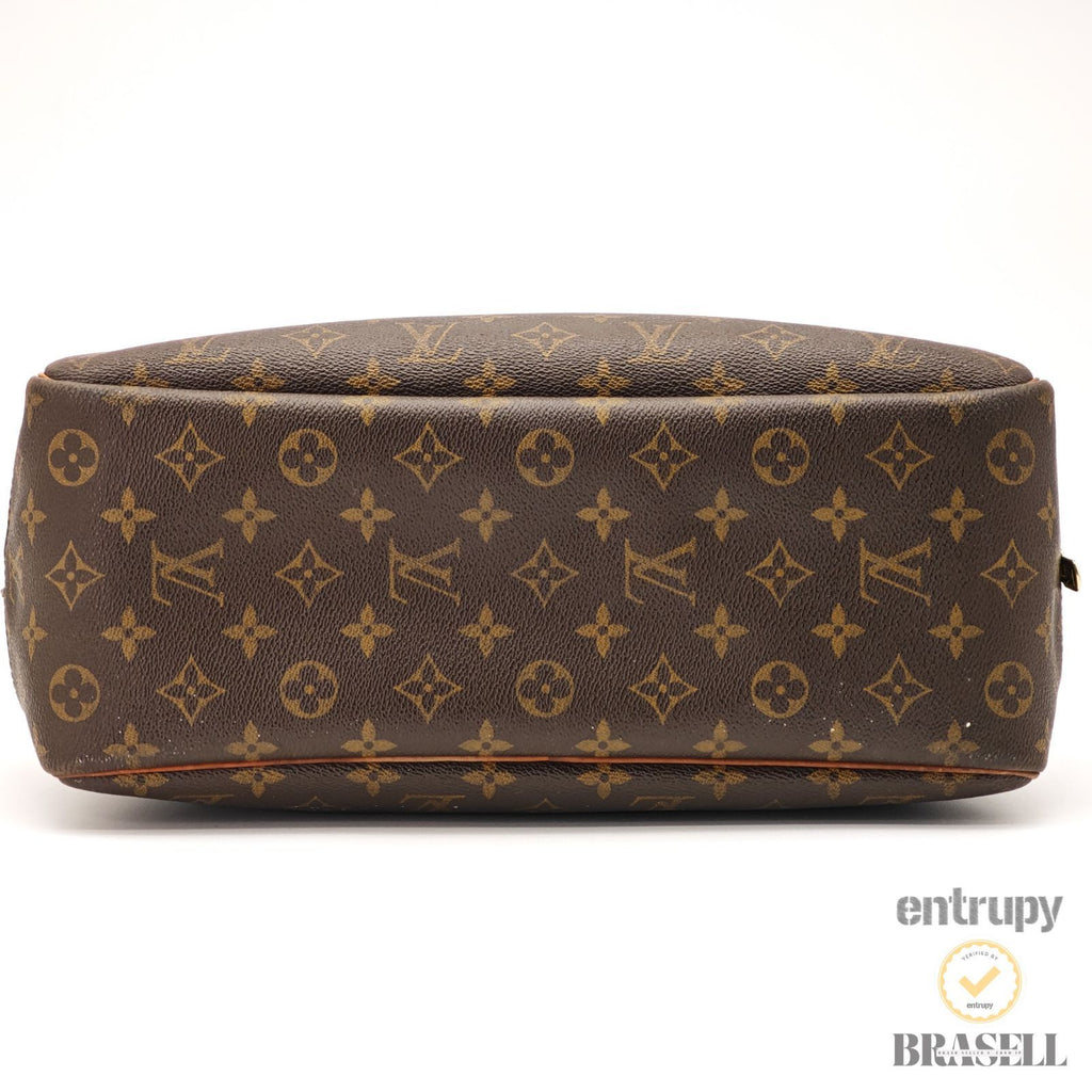 Louis Vuitton Monogram Deauville M47270 Handbag Brown【ImportFeeFREE】