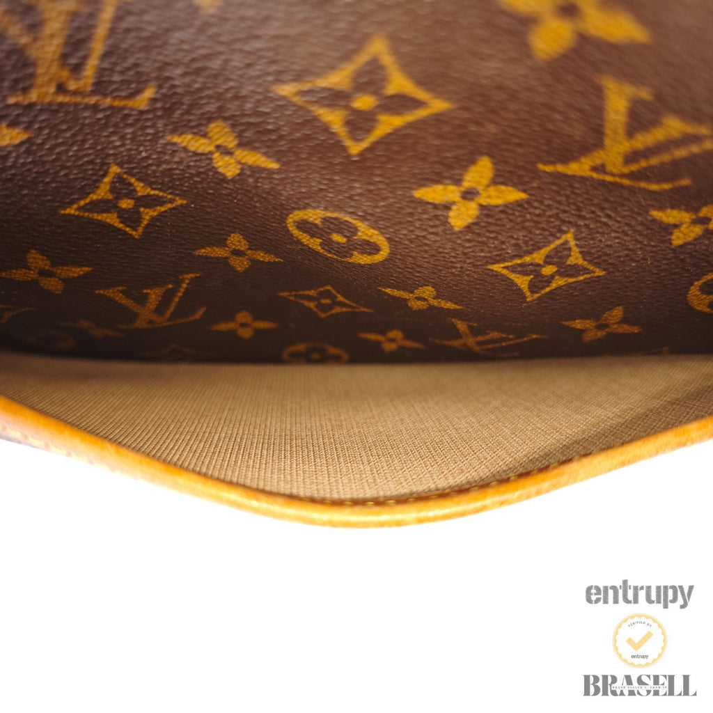 Louis Vuitton Monogram Deauville M47270 Handbag Brown【ImportFeeFREE】