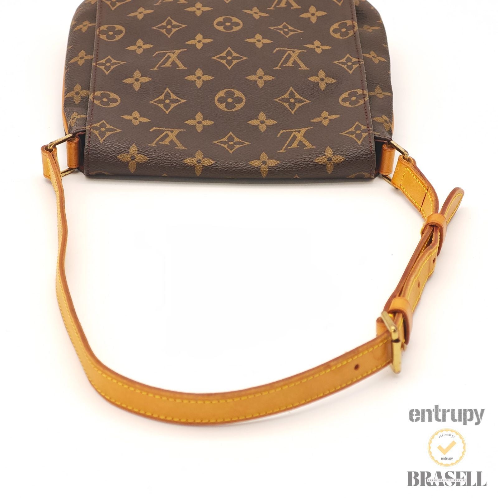 LOUIS VUITTON Monogram Musette Salsa M51258 Shoulder Bag Brown 【ImportFeeFREE】