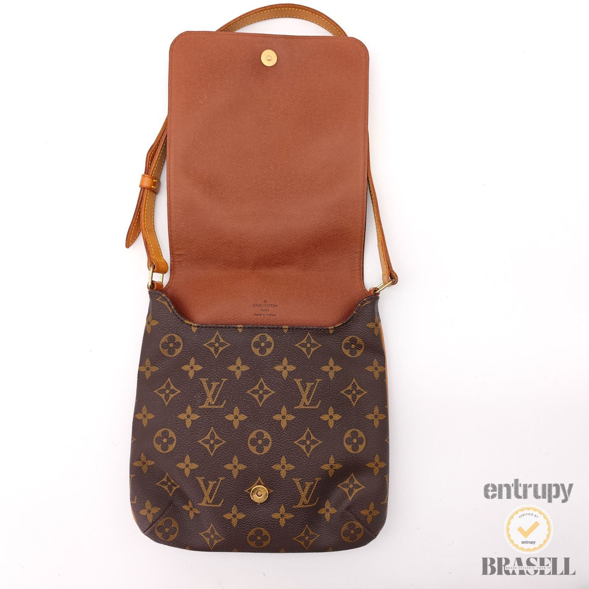 LOUIS VUITTON Monogram Musette Salsa M51258 Shoulder Bag Brown 【ImportFeeFREE】