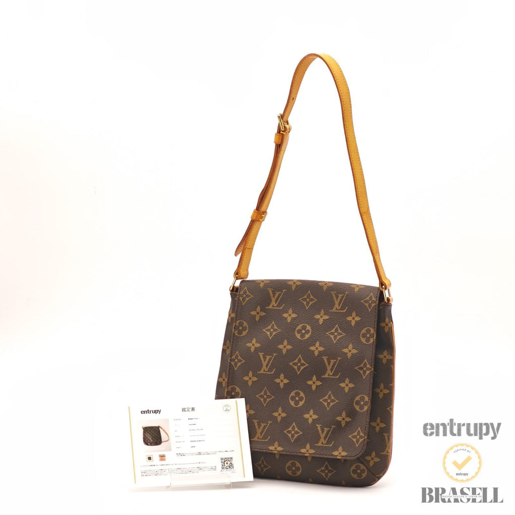 LOUIS VUITTON Monogram Musette Salsa M51258 Shoulder Bag Brown 【ImportFeeFREE】
