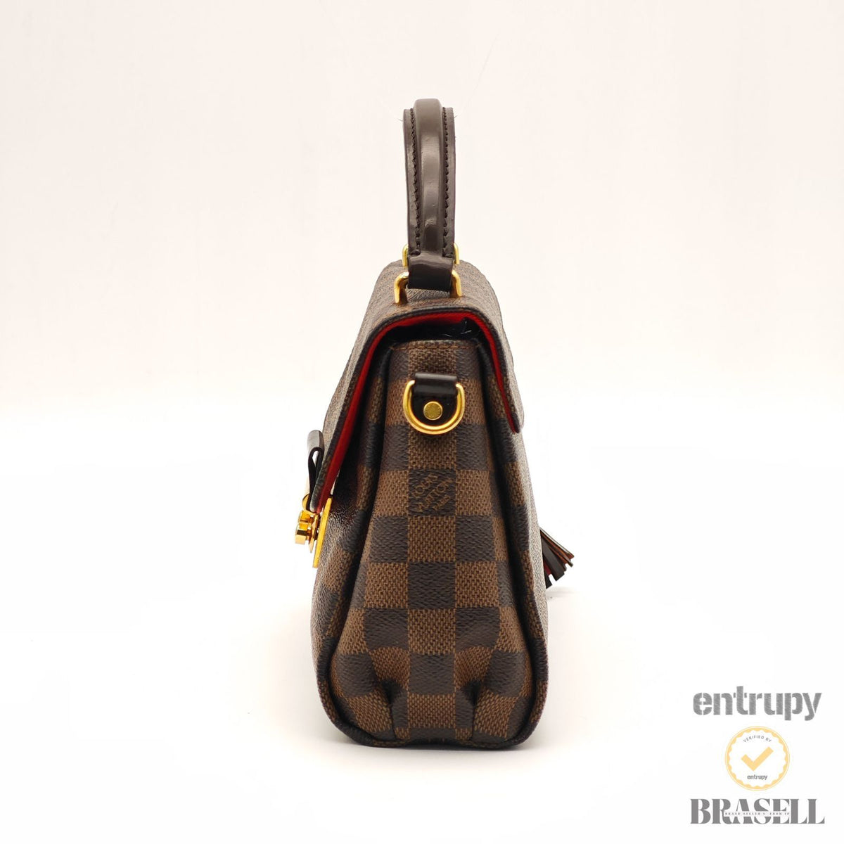 LOUIS VUITTON Croisette N53000 2way Handbag Shoulder Bag Brown 【ImportFeeFREE】