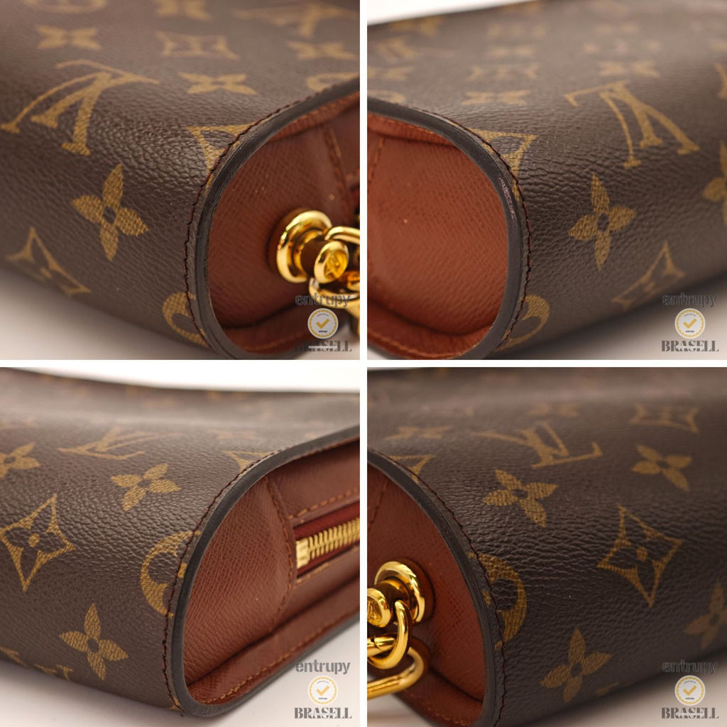 LOUIS VUITTON Orsay M51790 Clutch Hand Bag Monogram Canvas 【ImportFeeFREE】