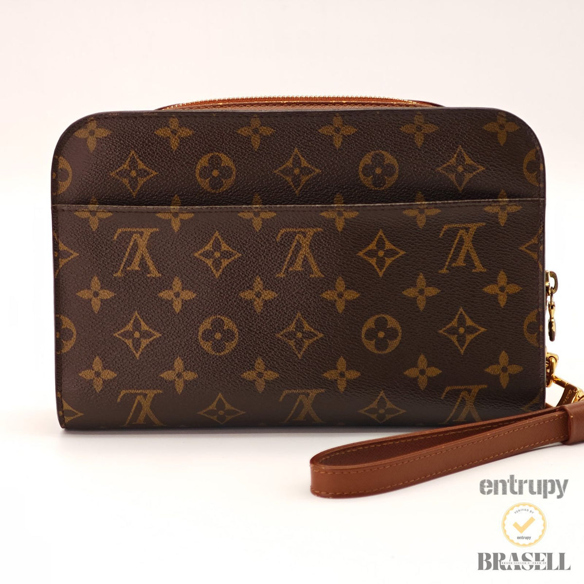 LOUIS VUITTON Orsay M51790 Clutch Hand Bag Monogram Canvas 【ImportFeeFREE】