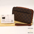 LOUIS VUITTON Orsay M51790 Clutch Hand Bag Monogram Canvas 【ImportFeeFREE】