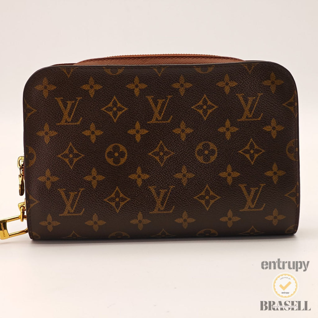 LOUIS VUITTON Orsay M51790 Clutch Hand Bag Monogram Canvas 【ImportFeeFREE】