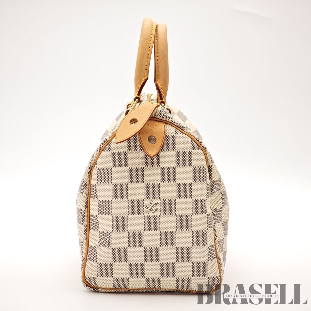 LOUIS VUITTON Damier Azur Speedy 25 Hand Bag N41534 White【ImportFeeFREE】